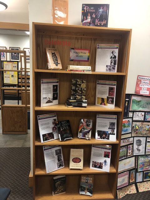 Pride Display Fred and Harriet Taylor Memorial Library (Hammondsport)