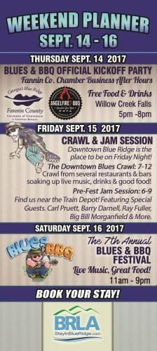 Blue and BBQ Brochure