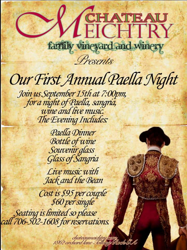 Chaeau Meichtry Annual Paella Night