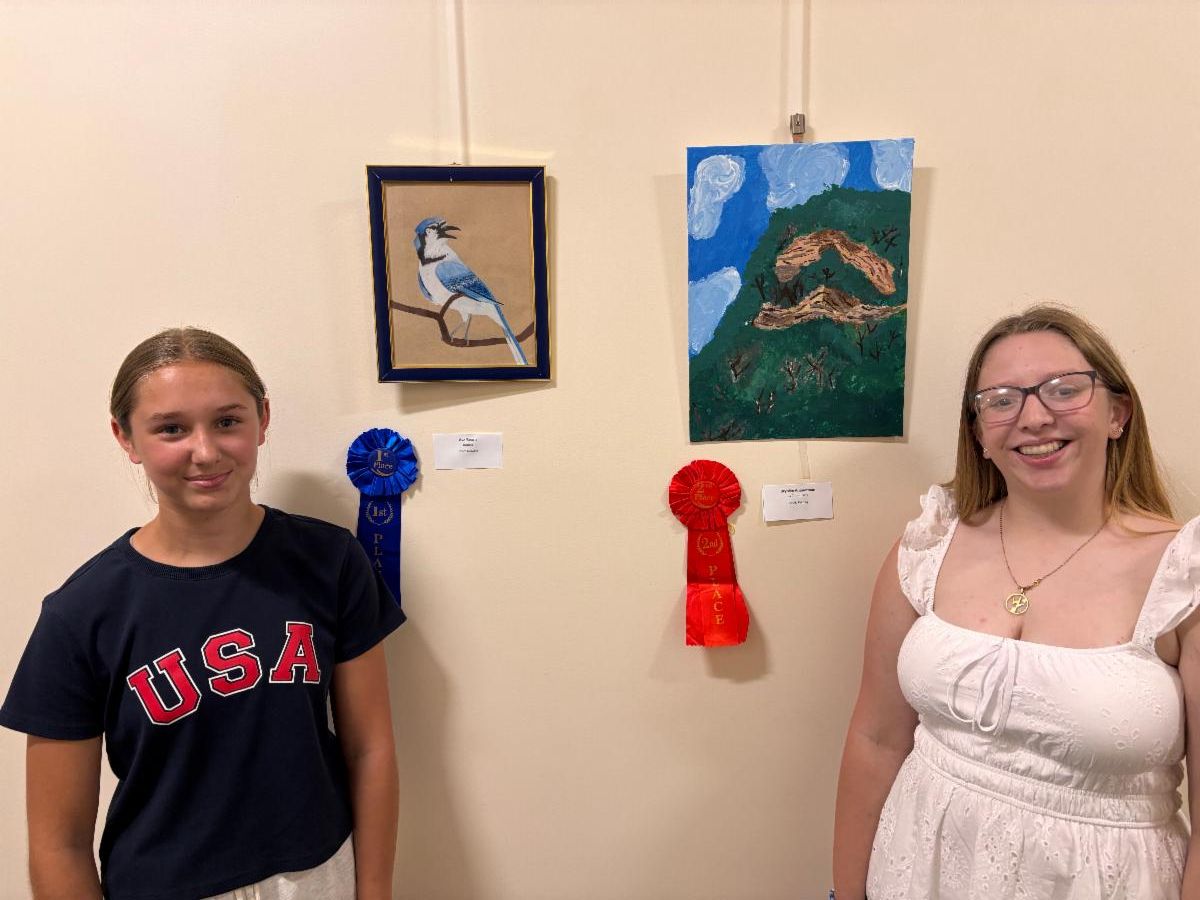 Youth Art Winners Ava and Brynlee