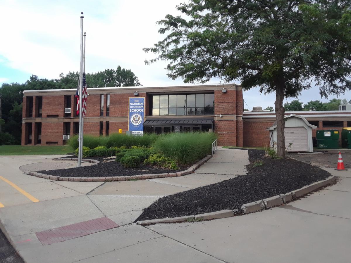 Hilltop building photo