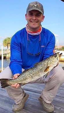Jason Vinson brought in a nice trout just north of Steinhatchee.