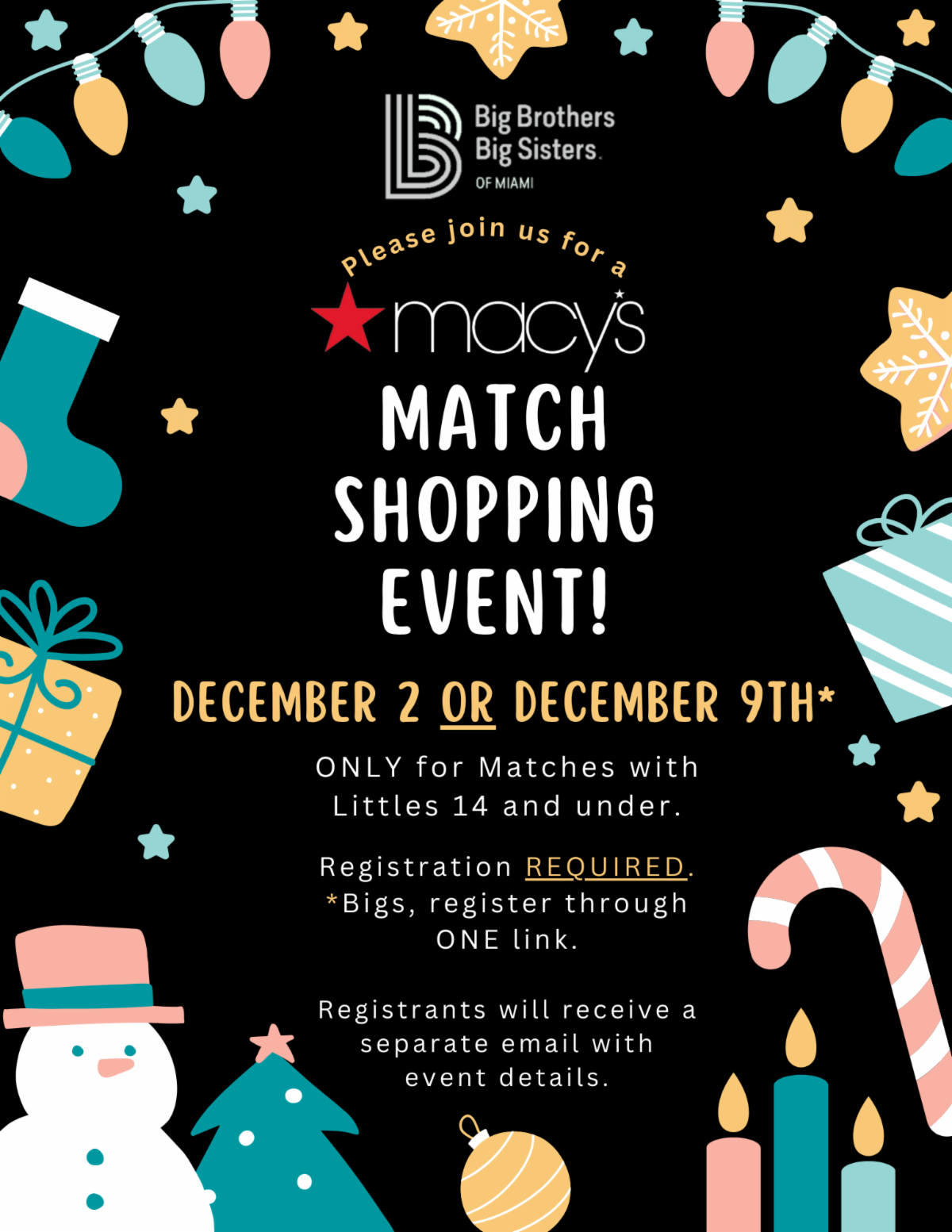 You're Invited Free Macy's Match Shopping Event