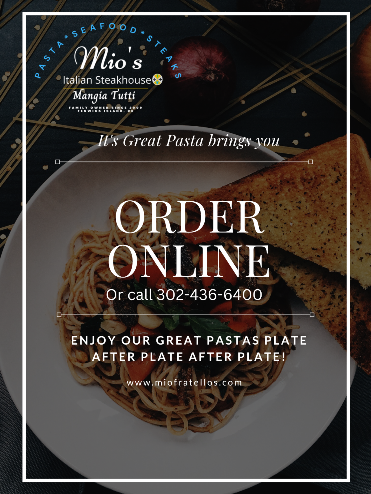 It's Great Pasta brings you