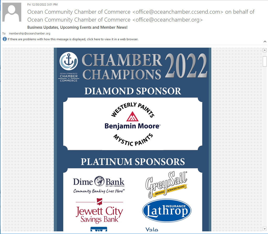 Chamber Champion 2022 Benefits Review Jewett City Savings Bank