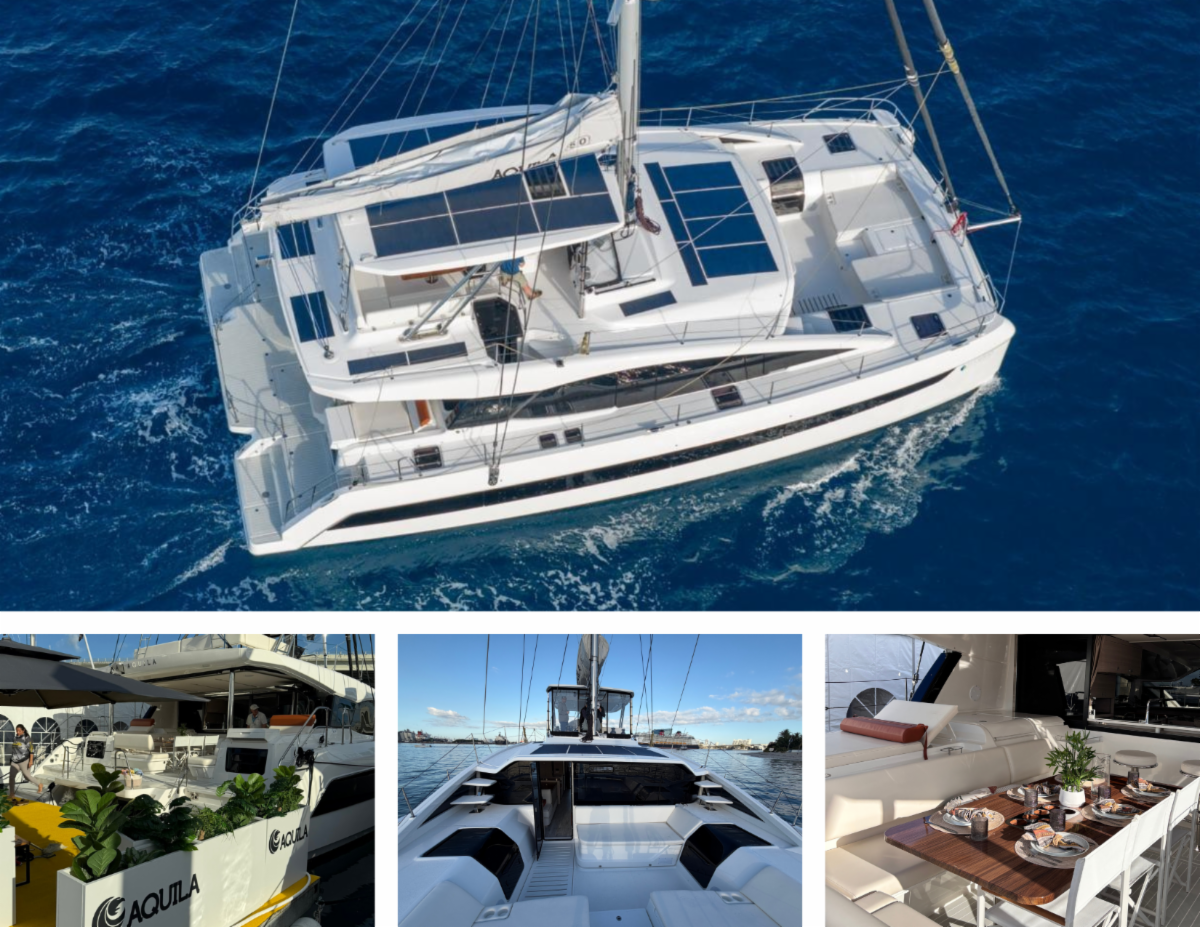 First look at the Aquila 50 Sailing Catamaran!