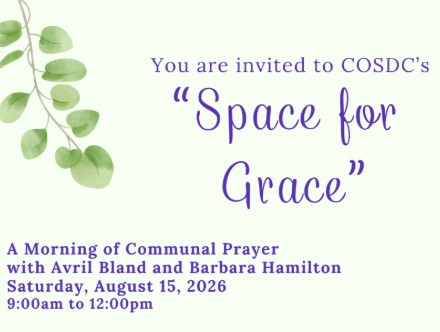 COSDC's A Morning of Communal Prayer, August 15