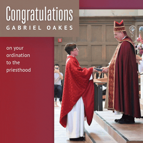 Gabriel Oakes Ordination
