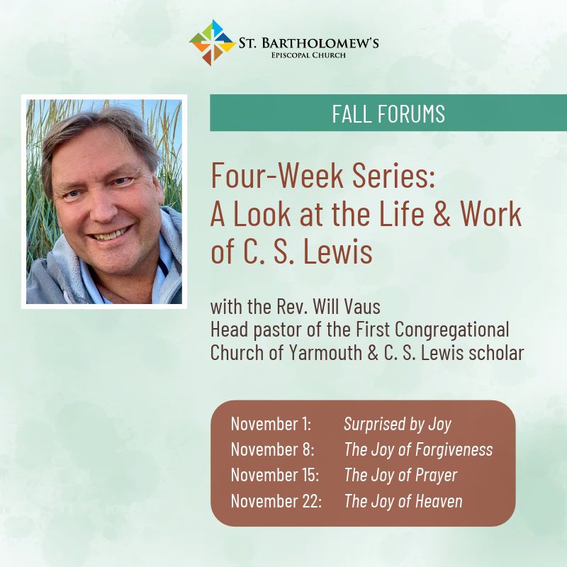 Four-Week Forum Series: A Look at the Life & Work of C. S. Lewis