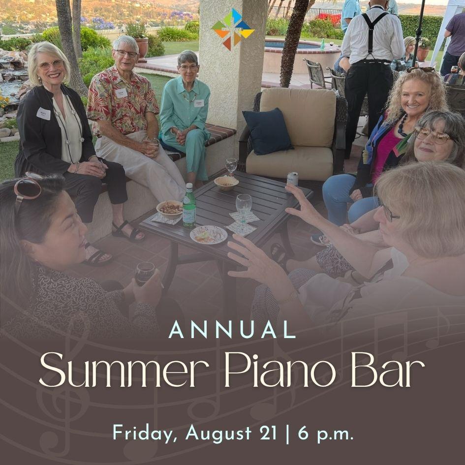 Annual Summer Piano BarâAugust 21