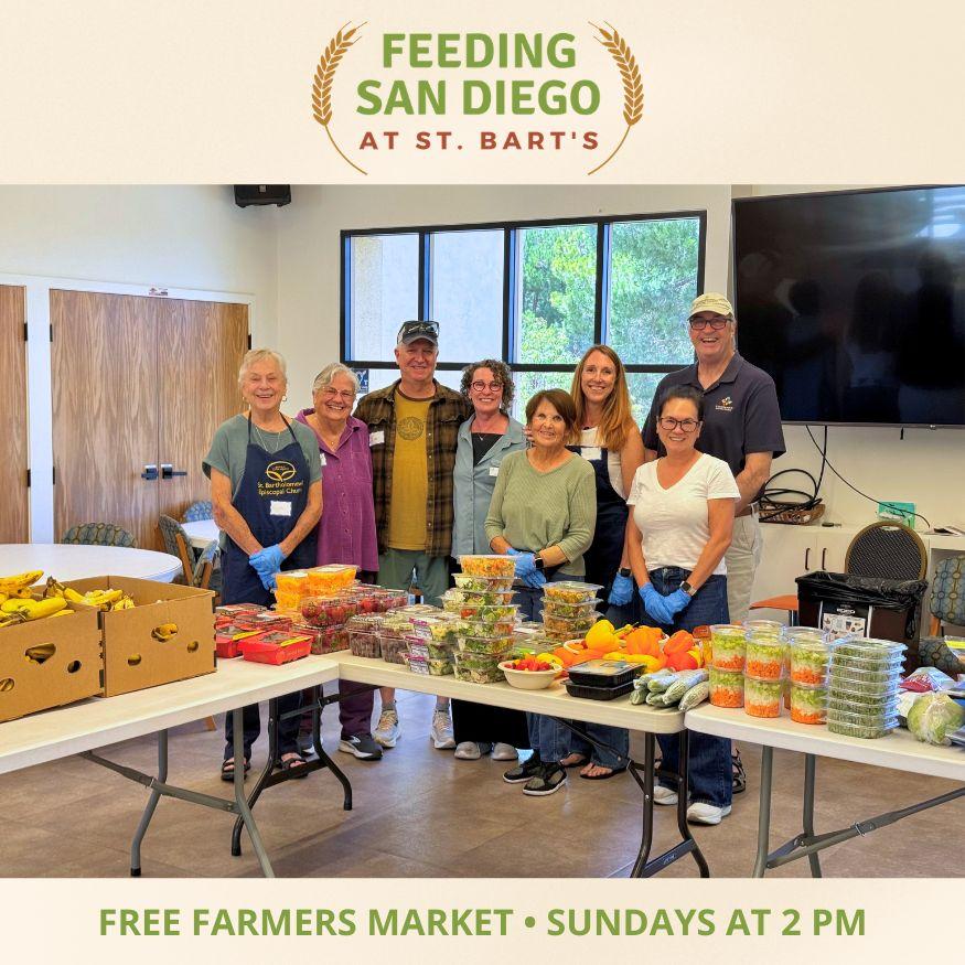 Feeding San Diego at St. Bart'sâFree Farmers Market, Sundays at 2 p.m.
