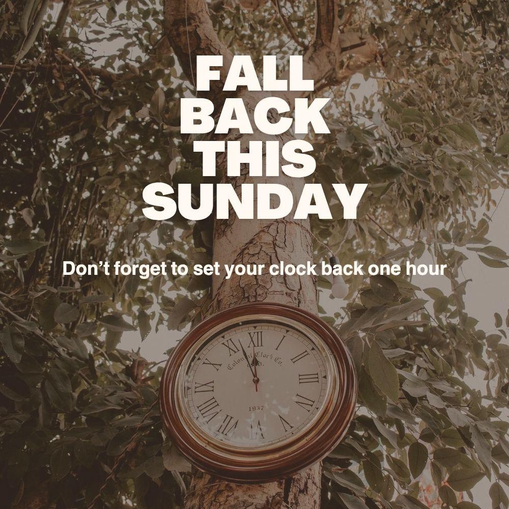 Daylight Saving Time Ends This Weekend