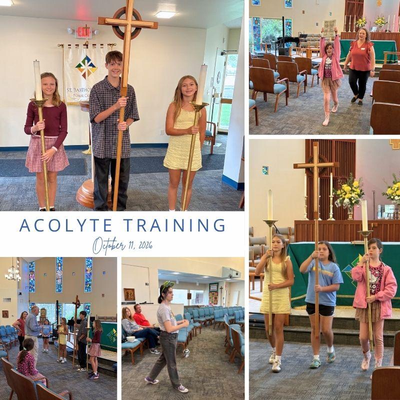 Acolyte Training Photos: October 11