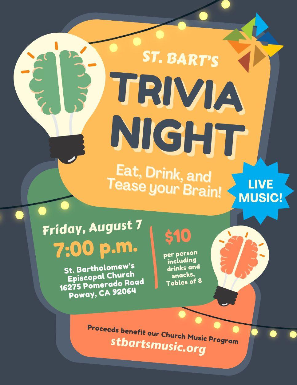 Trivia NightâAugust 7