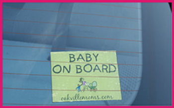 Baby On Board Sign