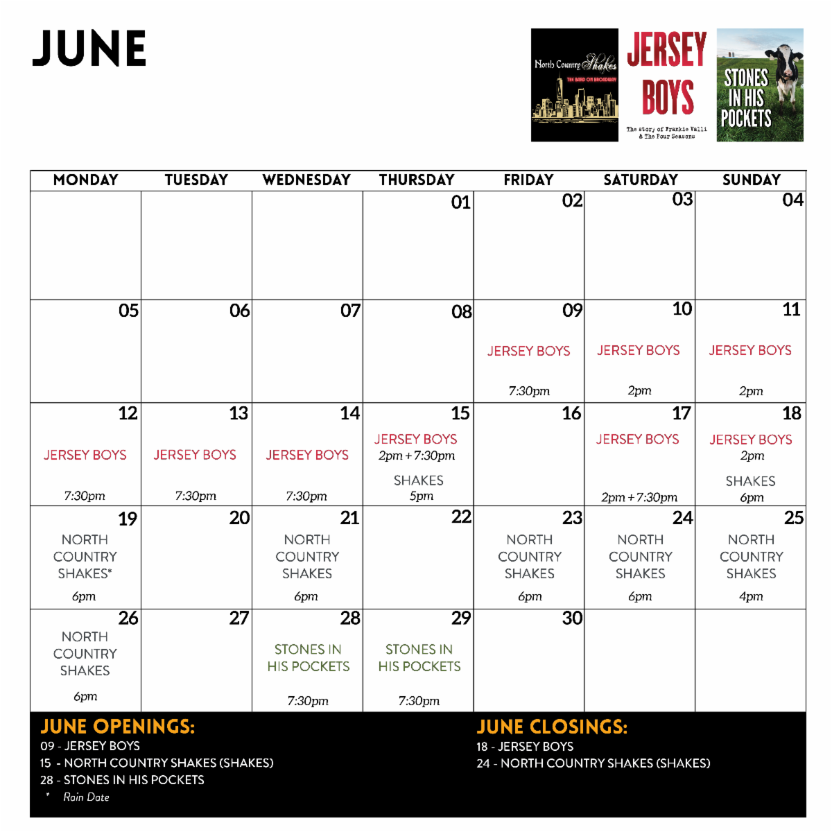 Redeeming Your Season 58 Weathervane Theatre Subscription