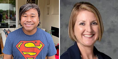 Lito De Luca and Anna Schen