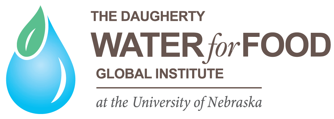 Horizontal logo for Daugherty Water for Food Global Institute at the University of Nebraska