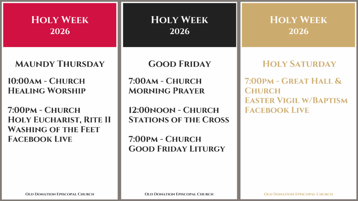 Triduum 2026