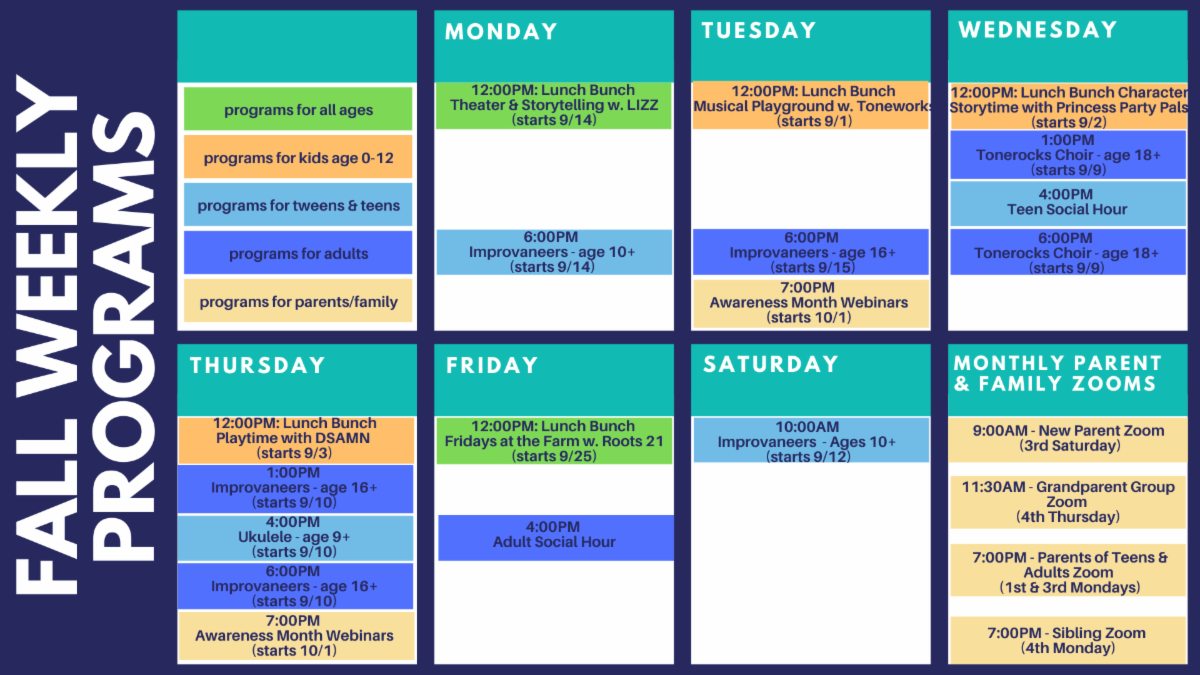 Fall Newsletter & Program Catalog: Registration and information about ...