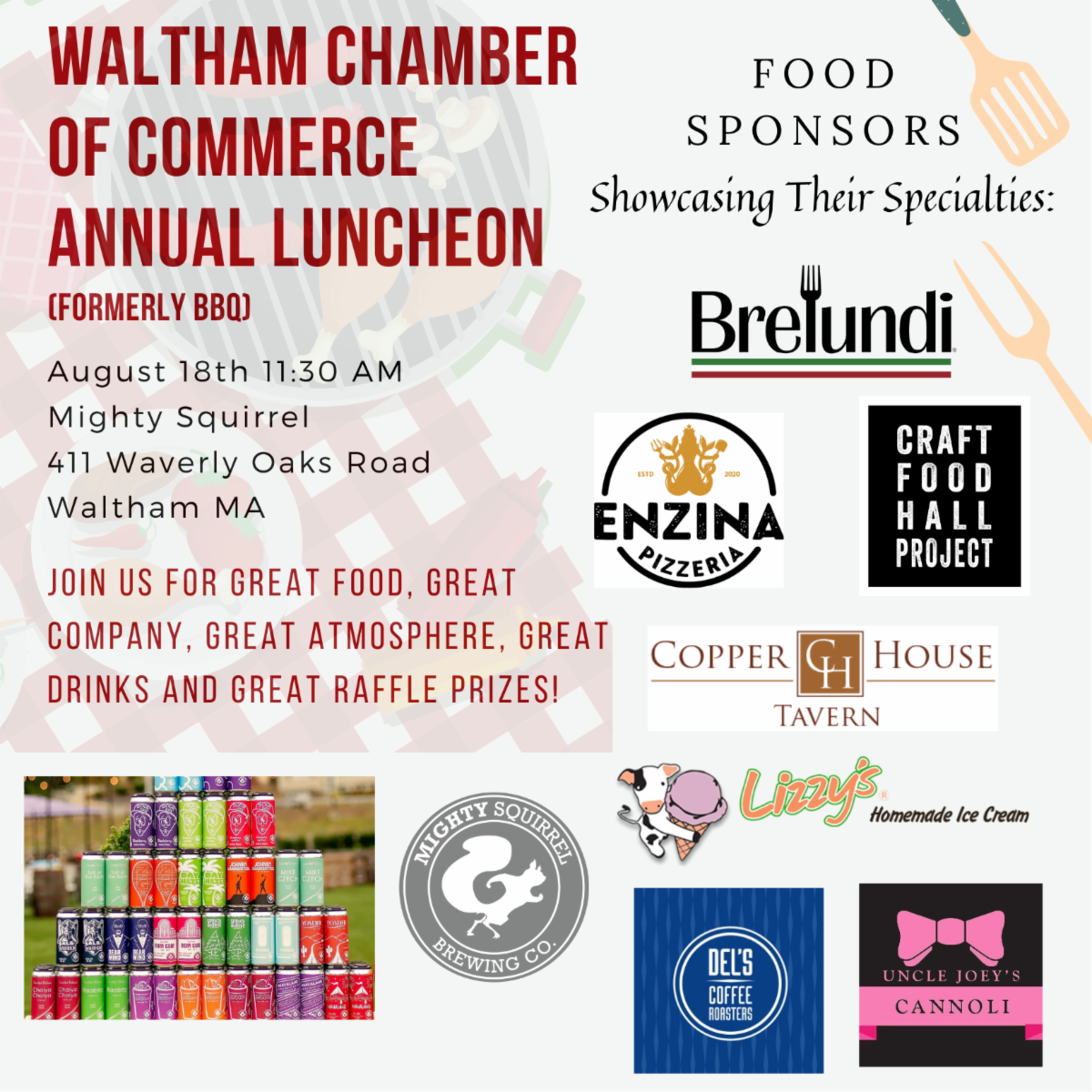 Networking! Food! Beer! AND a Car Show on Moody Street!