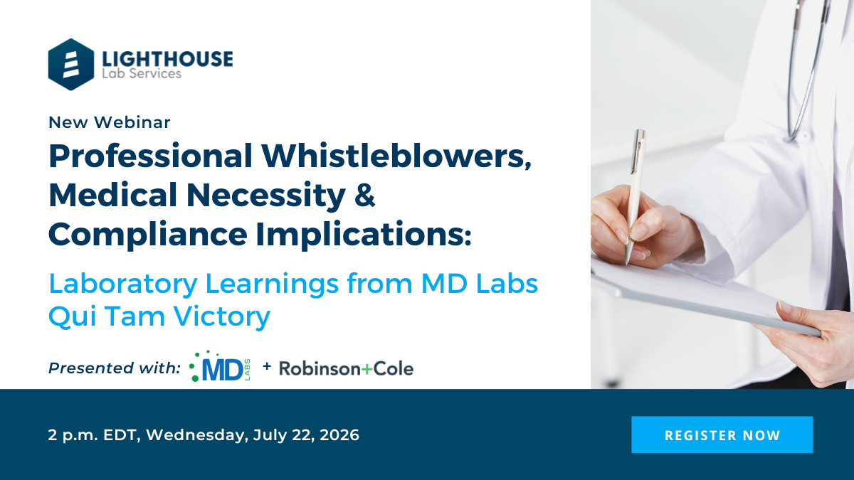 MD Labs clinical lab case review and medical necessity webinar