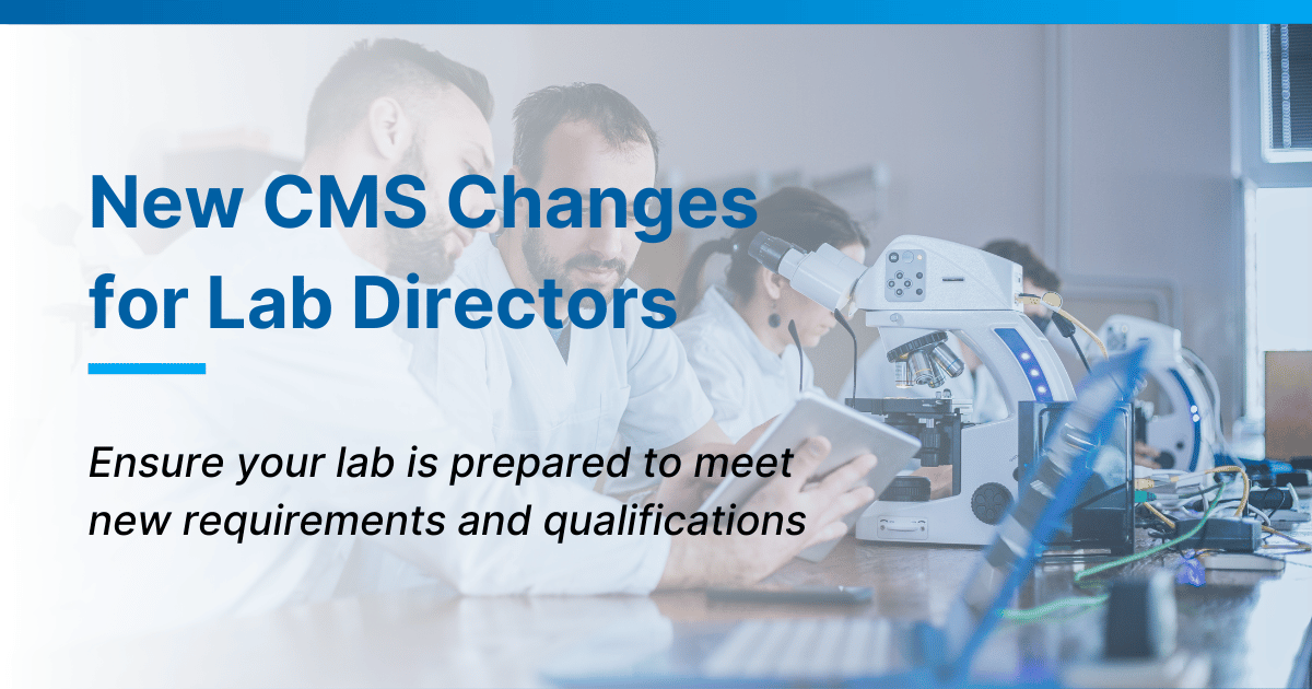 New cms changes for lab directors banner image