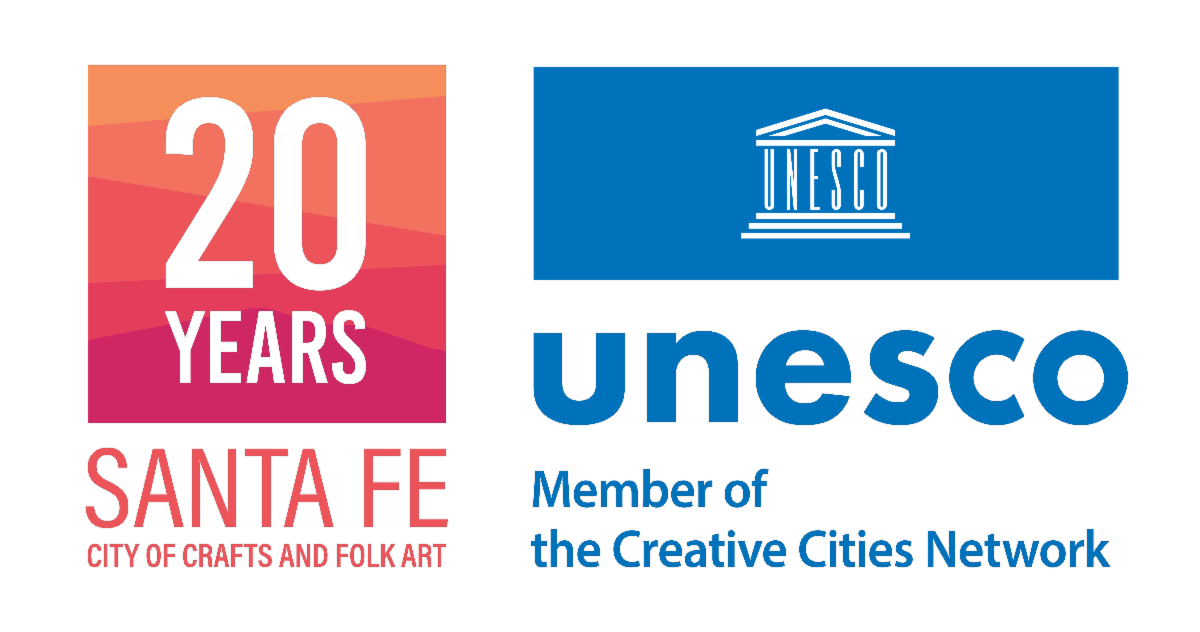 20th anniversay of designation as a creative city logo pairing