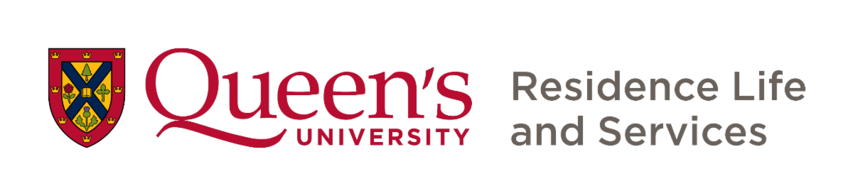 Residence Life and Services logo with Queen's crest