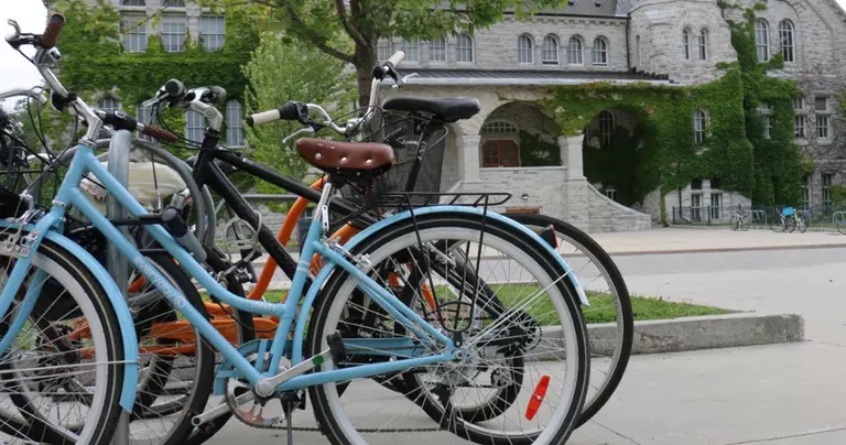 Bikes on campus