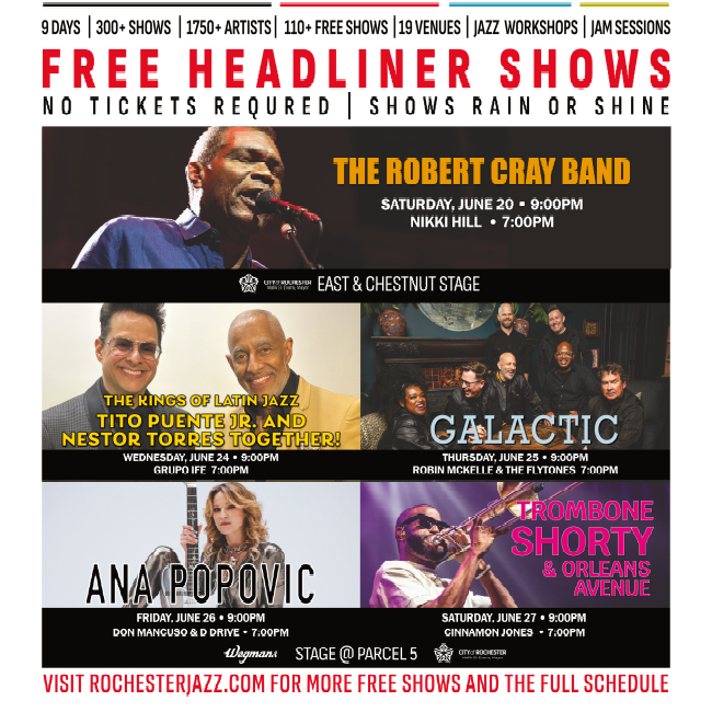 Free Headliner Shows 2026