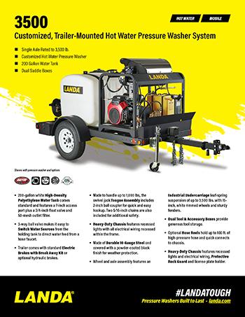 Landa 3500 Product Sheet
