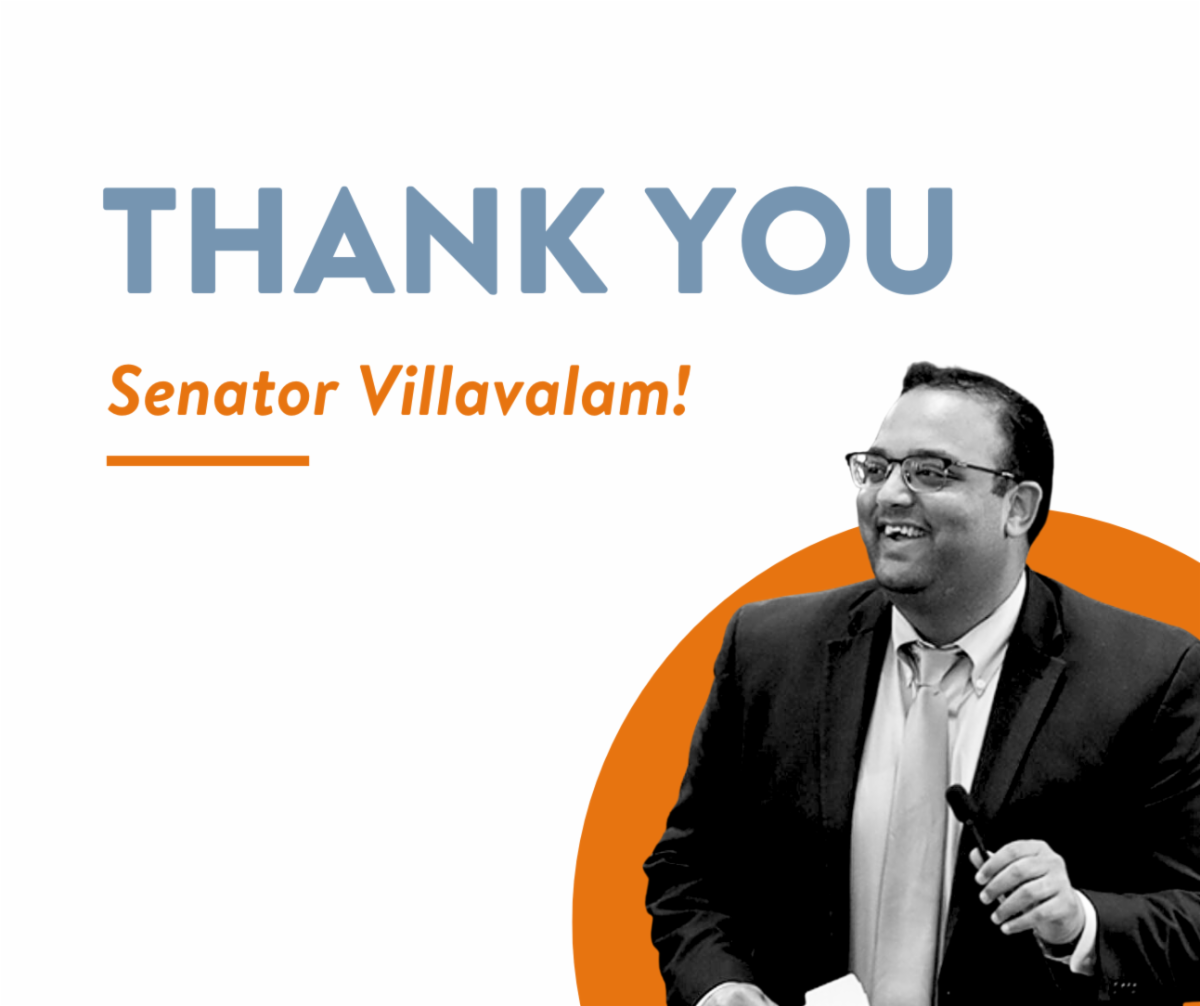 thank you sen. villivalam