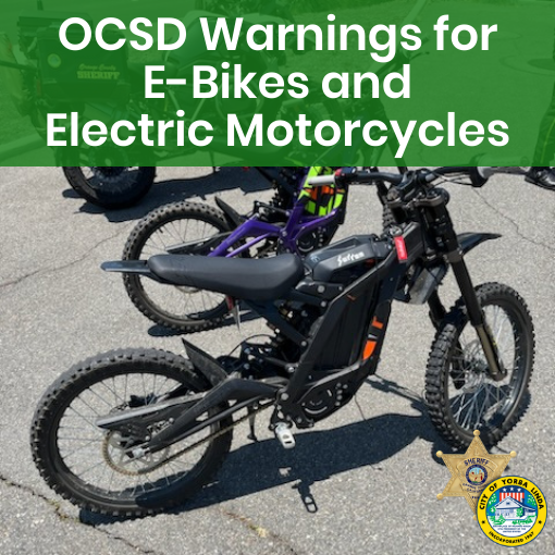 E-bikes parked on pavement