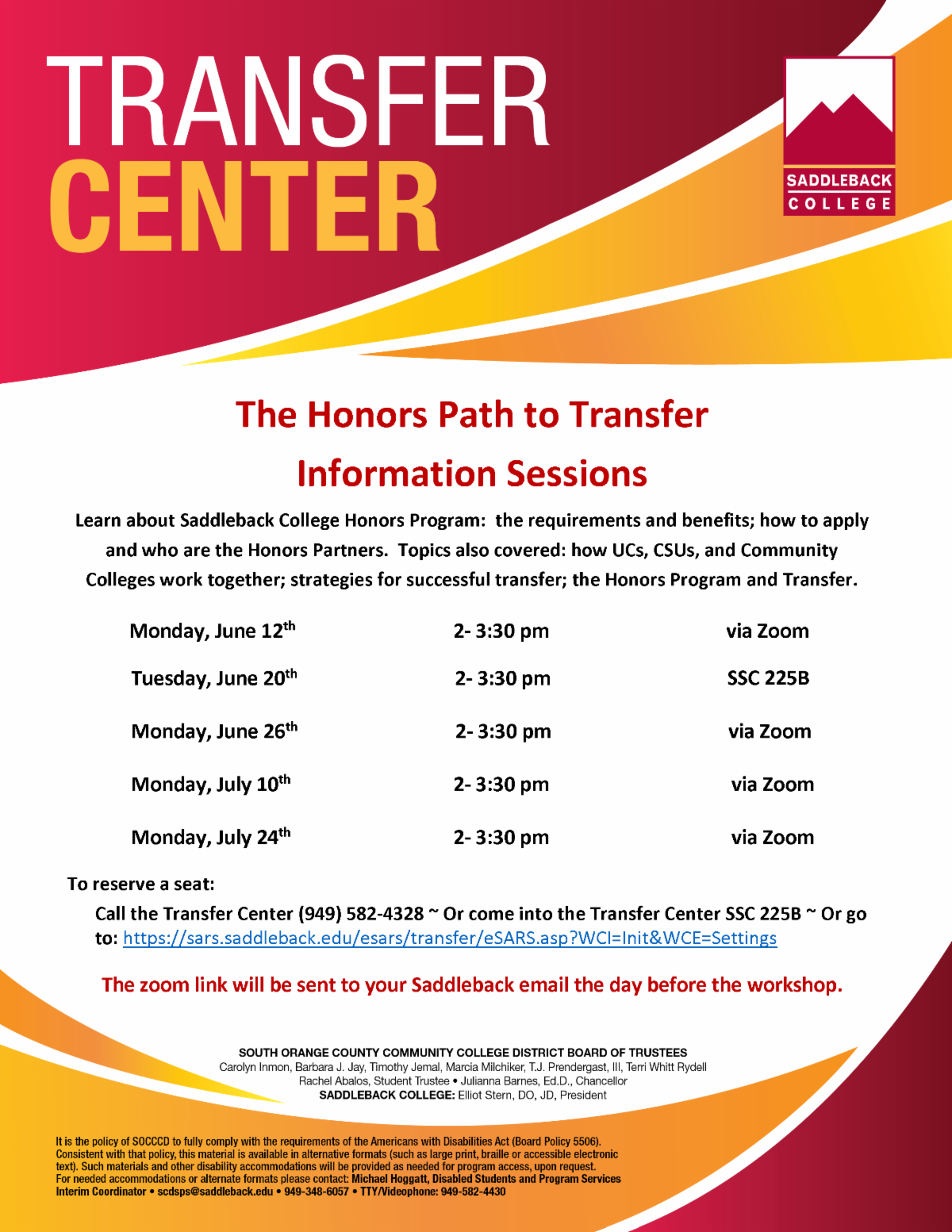 Transfer Connection June 2023