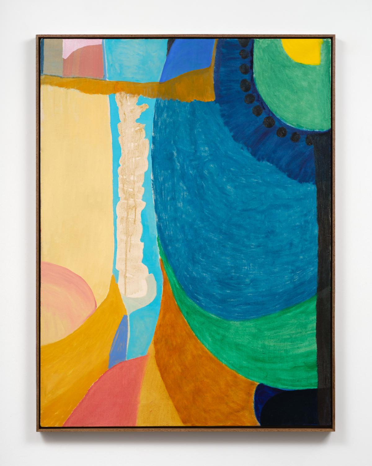 Marley Freeman, point of view, 2025, oil and acrylic on linen, 47 1/8 x 36 inches (120 x 91 cm). 