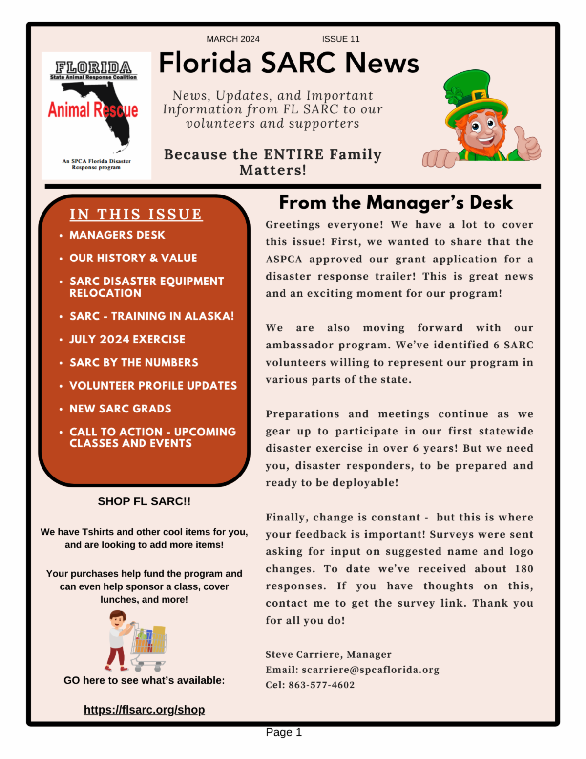 Our March 2024 Newsletter