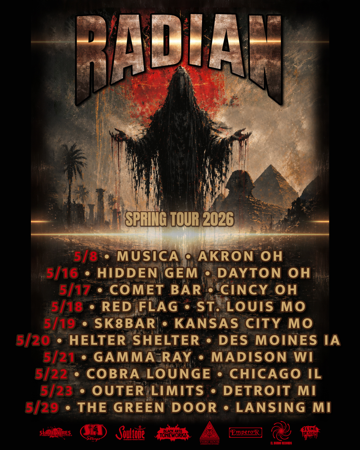 RADIAN album art or tour flyer