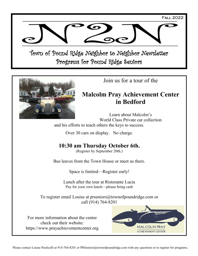 Pound Ridge Community Events