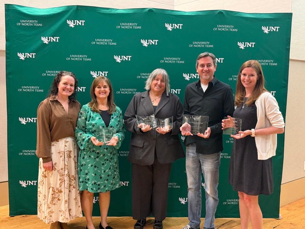 College of Public Affairs and Health Services team photo at IE Awards ceremony