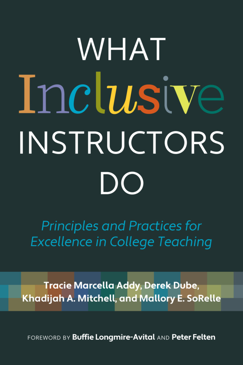 What Inclusive Instructors Do book cover