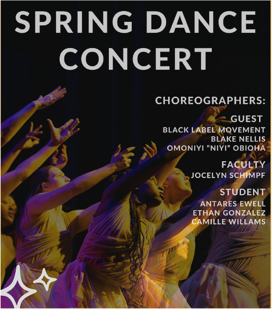UNT Spring Dance Concert flyer