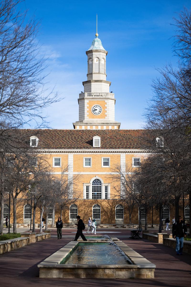Hurley Administration Building from the Library Mall