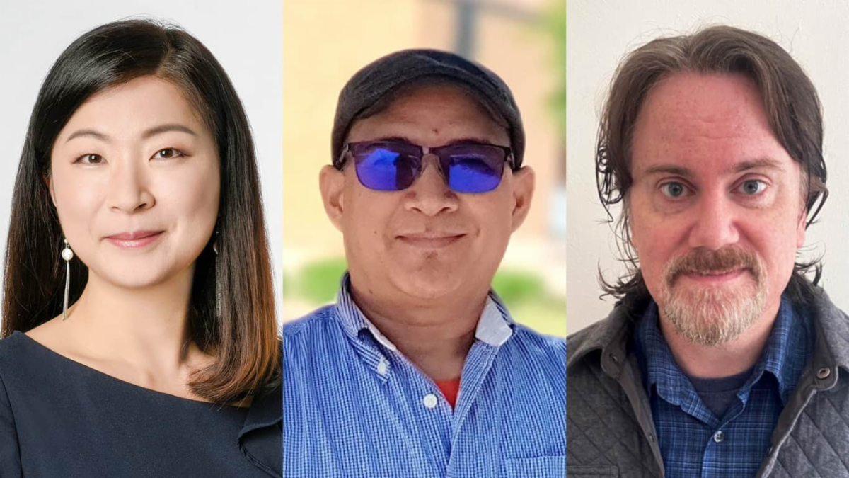 Portraits of three IAA fellows