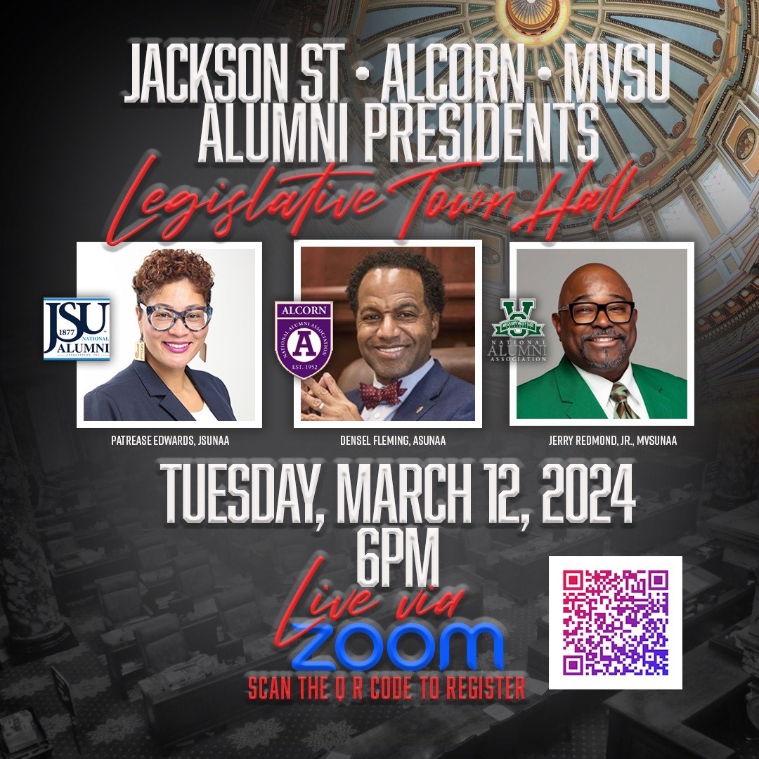 Legislative Town Hall (Jackson State/Alcorn State/MVSU)