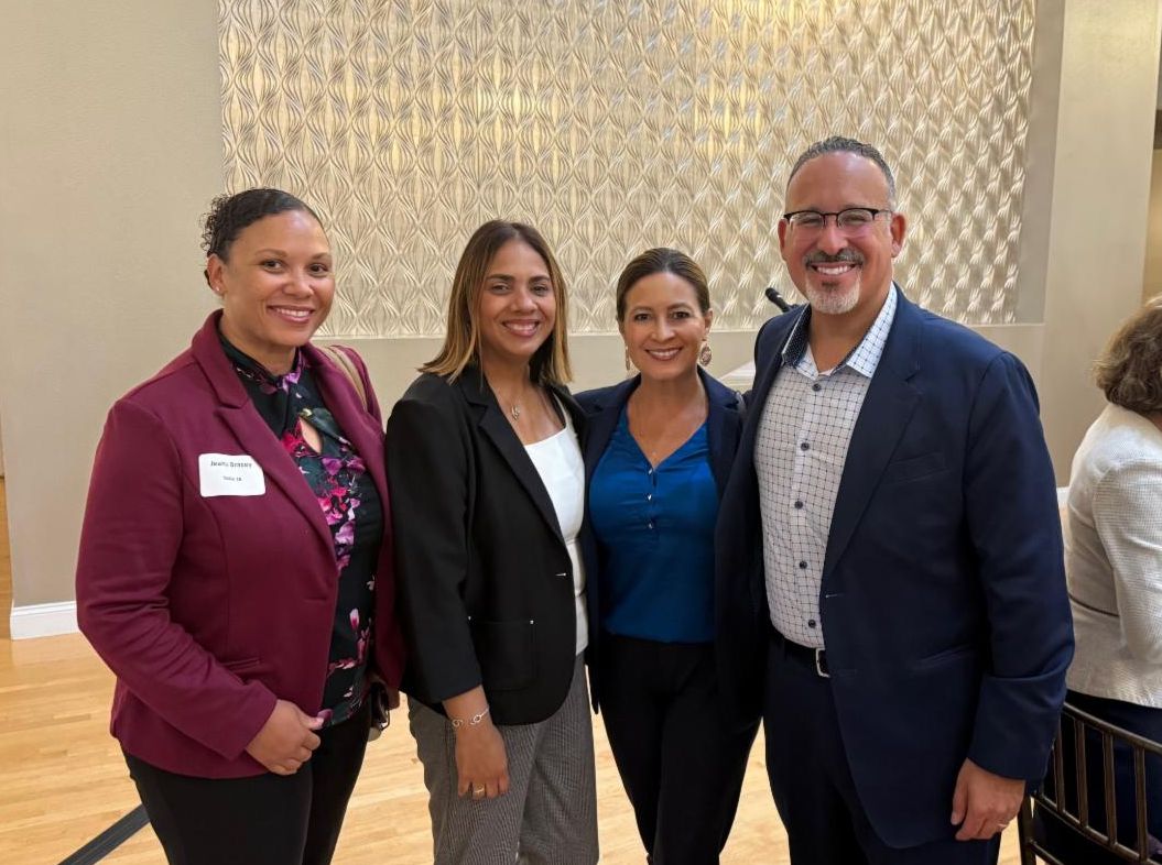CHDI staff with Miguel Cardona and his wife Marissa Cardona