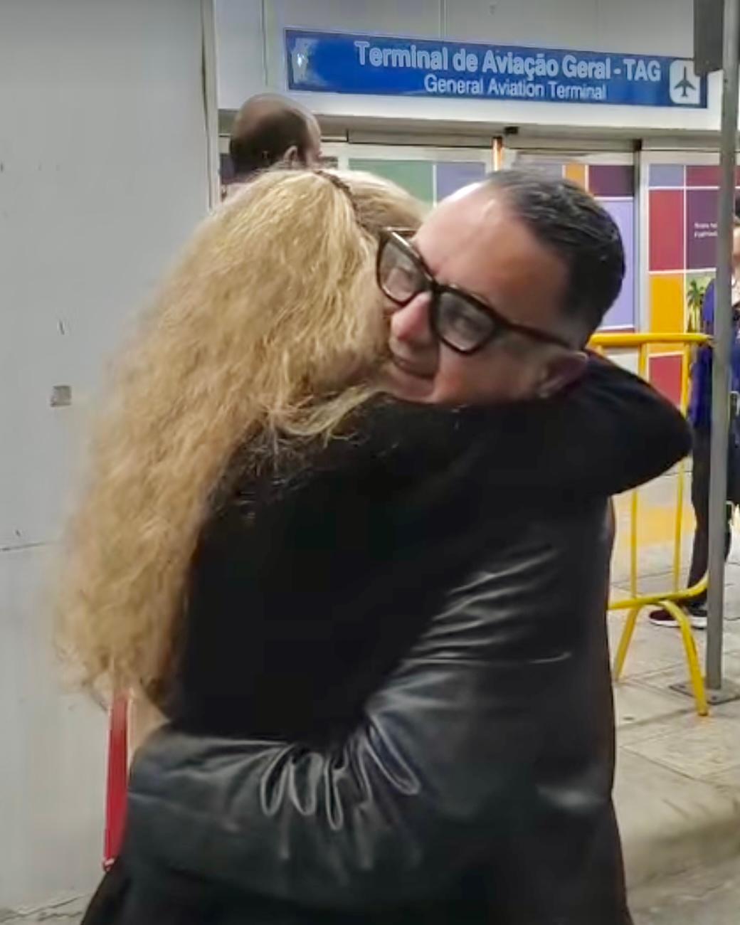 Cheryl and Rogerio reunited