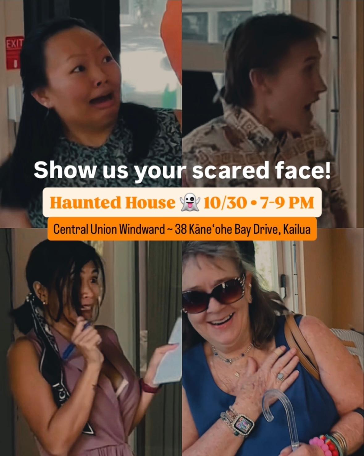 Show us your scared face!