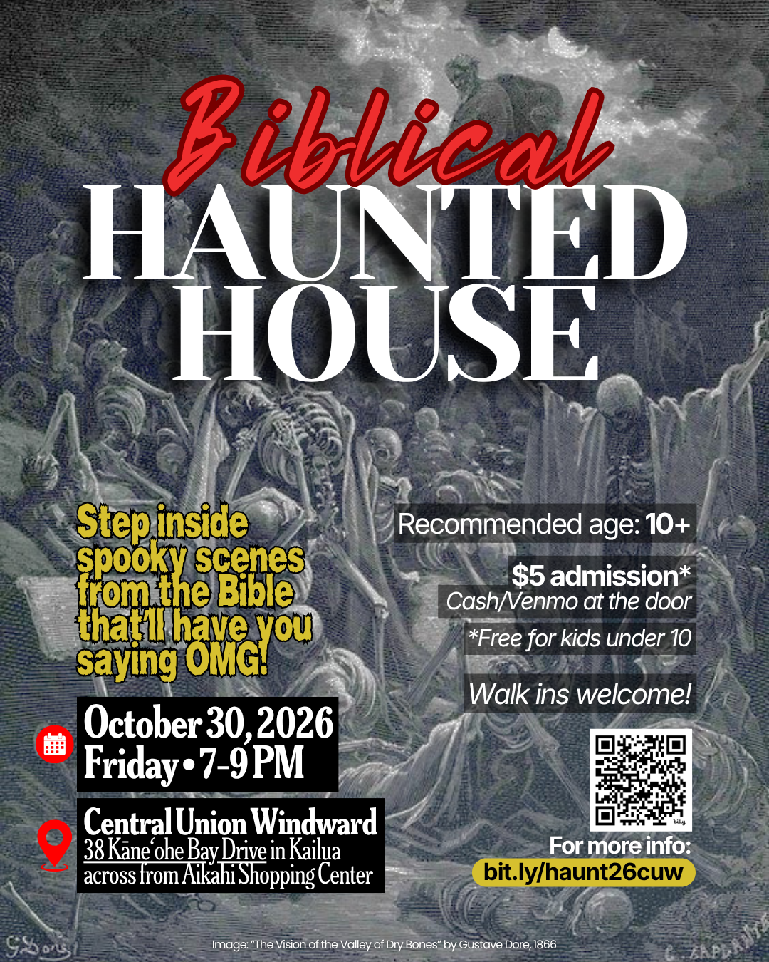 Biblical Haunted House on 10/30