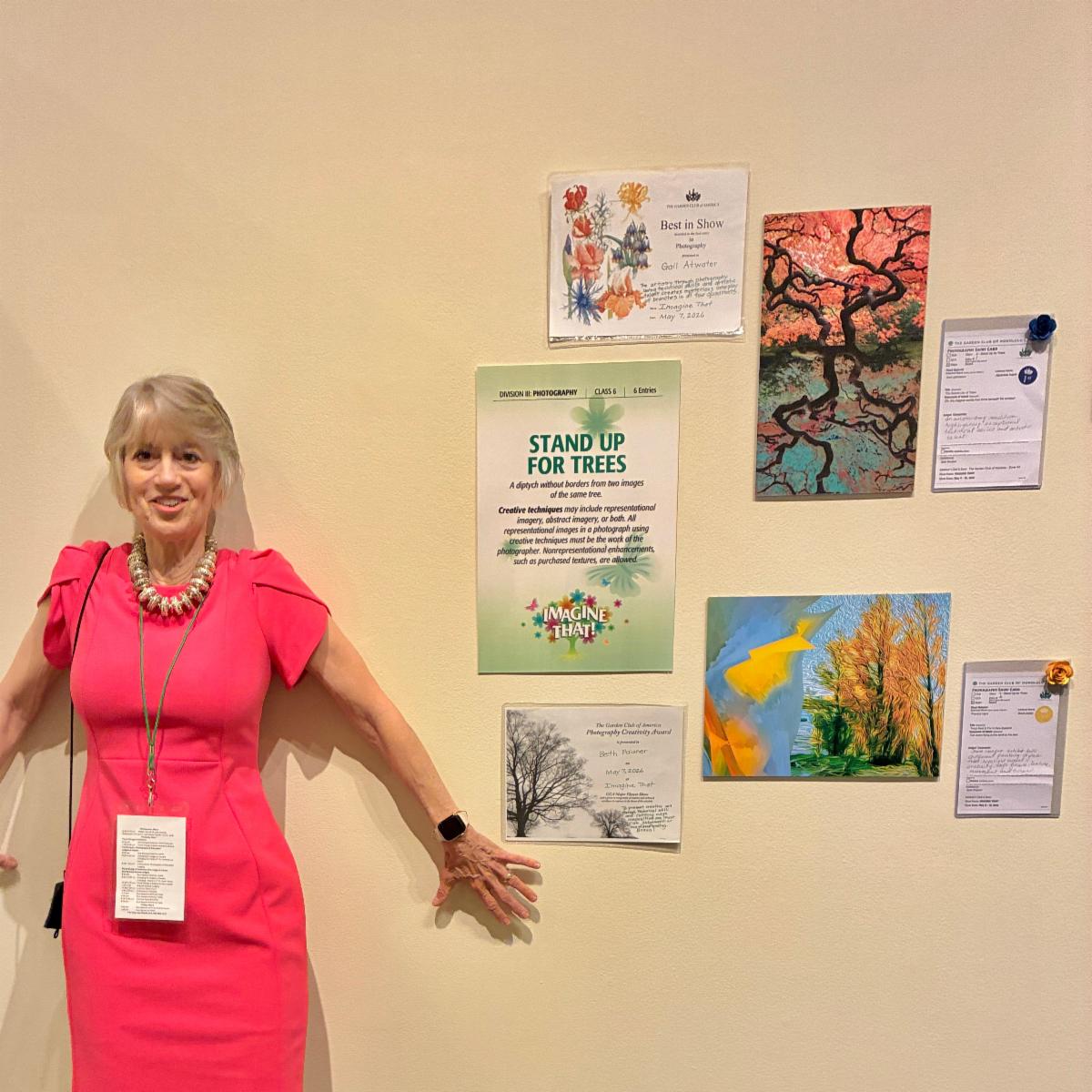 Gail Atwater with winning photo entry
